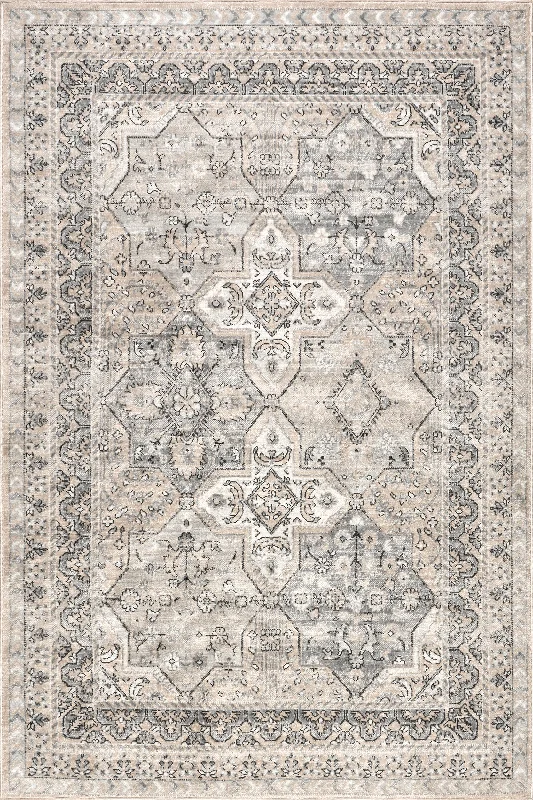 Aliza Medallion Rug | Grey