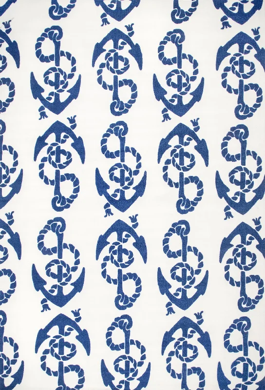 Anchors Indoor/Outdoor Rug | Blue