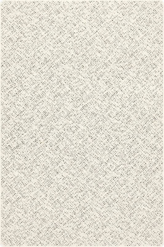 Avocet Distressed Chevron Custom Sample Rug | Ivory