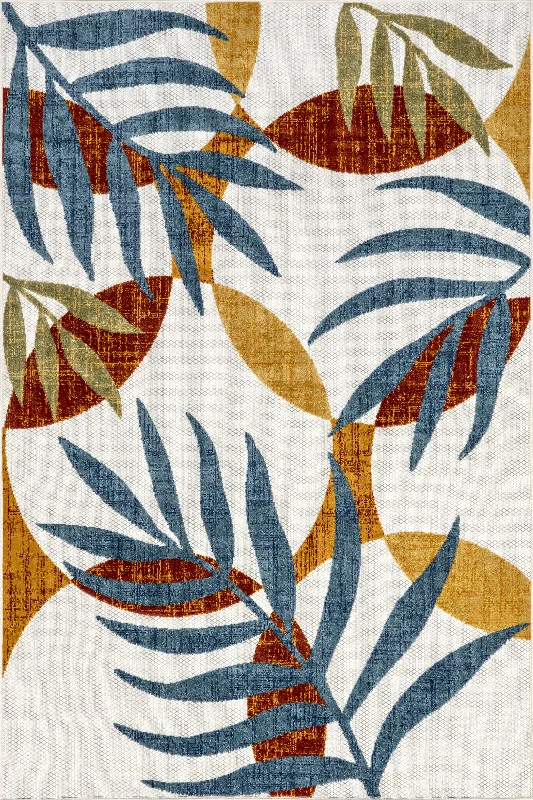 Bree Palm Leaf Indoor/Outdoor Rug | Multicolor