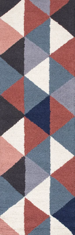 Dimensional Triangles Rug | Multicolor