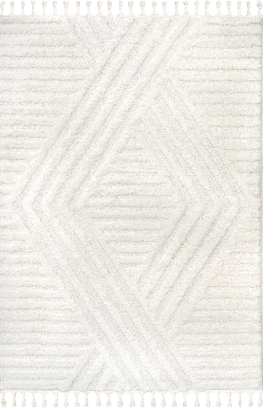 Ellie Traverse Shag Rug | Ivory