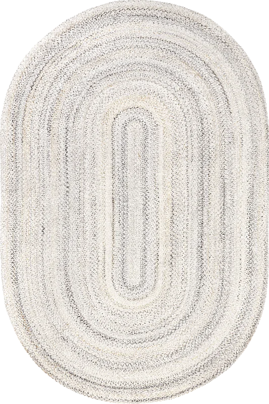 Farah Braided Ombre Rug | Beige