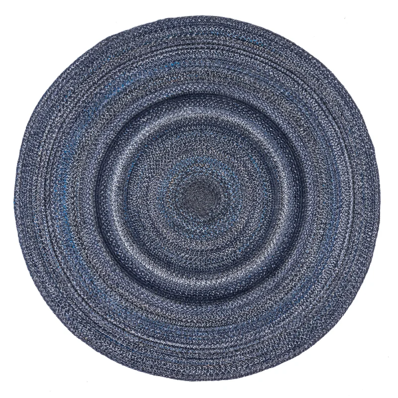 Farah Braided Ombre Rug | Blue