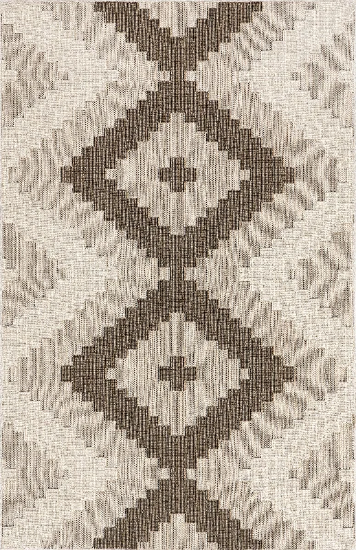 Florencia Indoor/Outdoor Trellis Rug | Beige