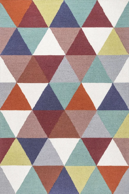 Genevieve Wool Kaleidoscope Rug | Multicolor