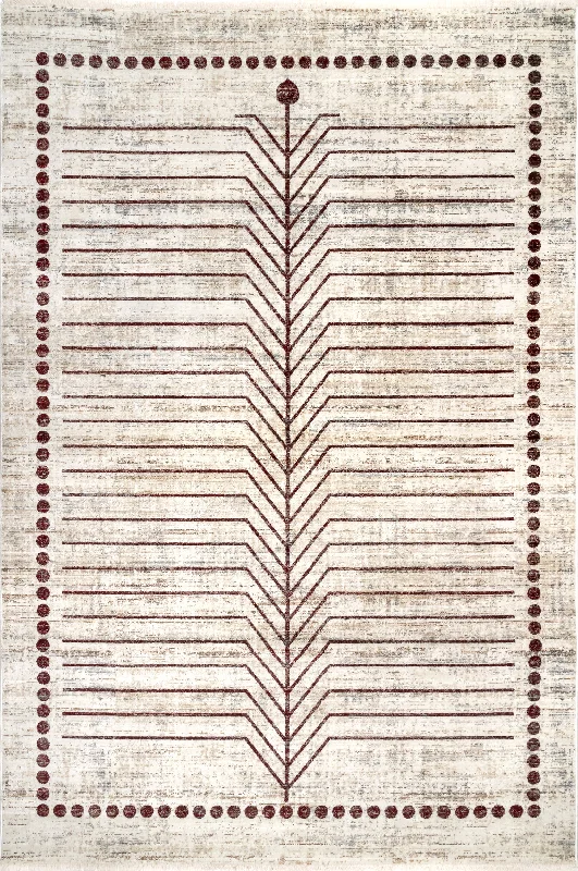 Harper Zen Fringed Rug | Beige