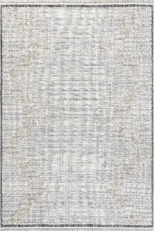 Hilda Textured Zig Zag Rug | Grey