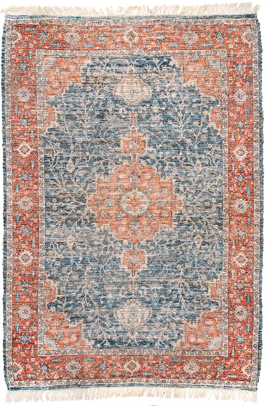 Honor Medallion Tassel Rug | Multicolor