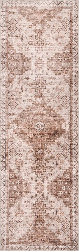 Jessamine Washable Geometric Rug | Beige