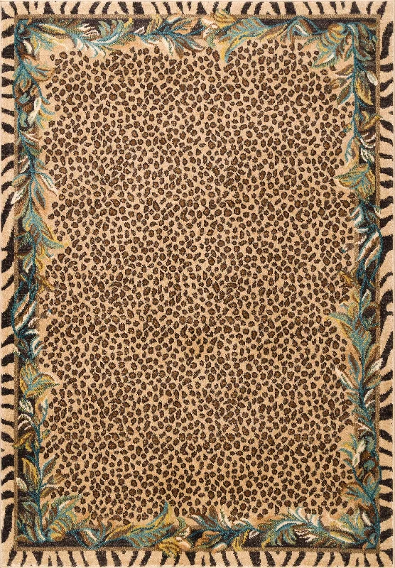 Jungle Leopard Skin Rug | Beige