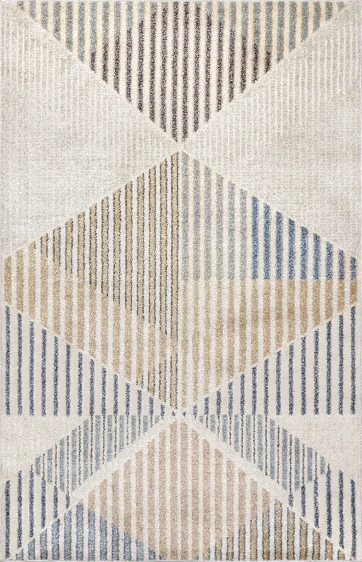 Karlie Diamond Collage Rug | Multicolor