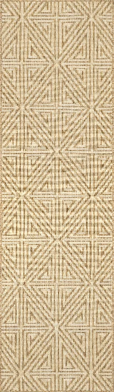 Kite Trellis Indoor/Outdoor Rug | Brown