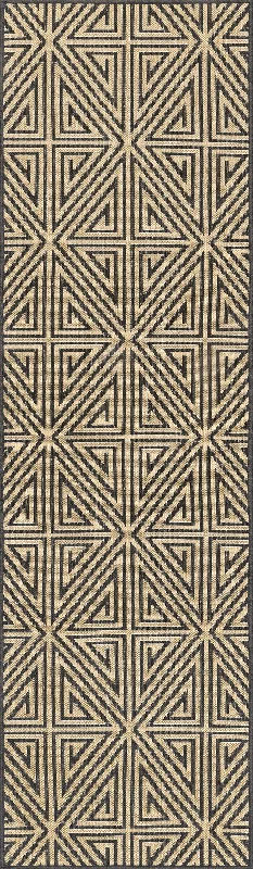 Kite Trellis Indoor/Outdoor Rug | Charcoal