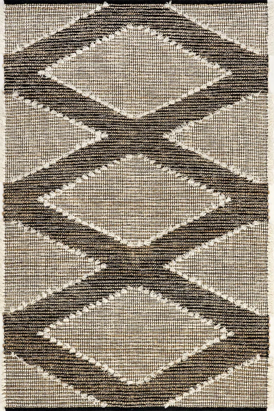 Lilah Textured Wide Trellis Rug | Natural