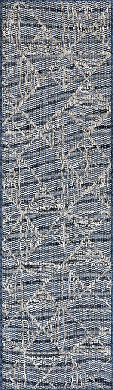 Moroccan Indoor/Outdoor Rug | Blue