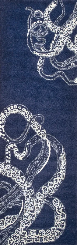 Octopus Tail Rug | Navy