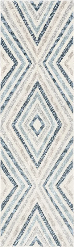 Radiant Chevrons Rug | Blue