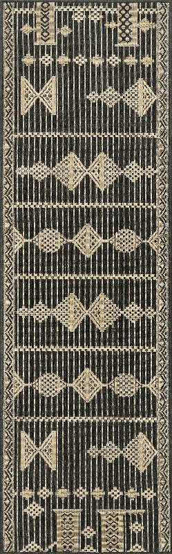 Rosalia Paneled Indoor/Outdoor Rug | Charcoal