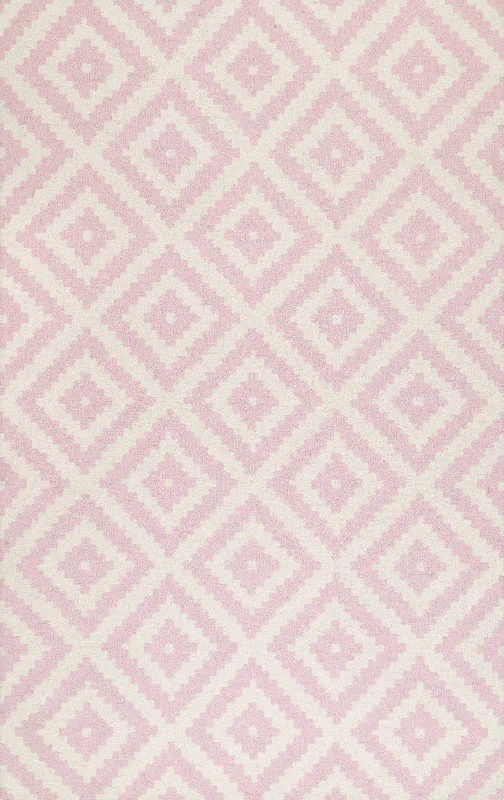 Scandinavia Diamond Rug | Light Pink