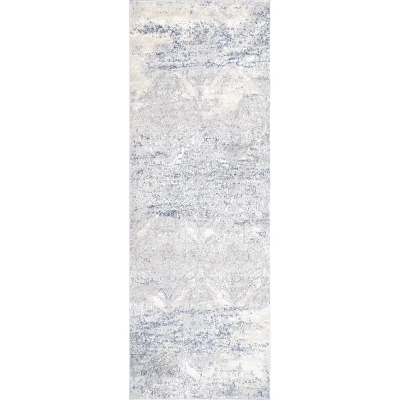 Shaded Abstract Rug | Silver