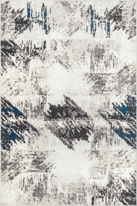 Suzanne Contemporary Abstract Rug | Ivory