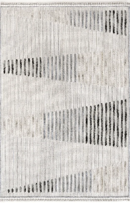 Talullah Textured Piano Rug | Light Grey