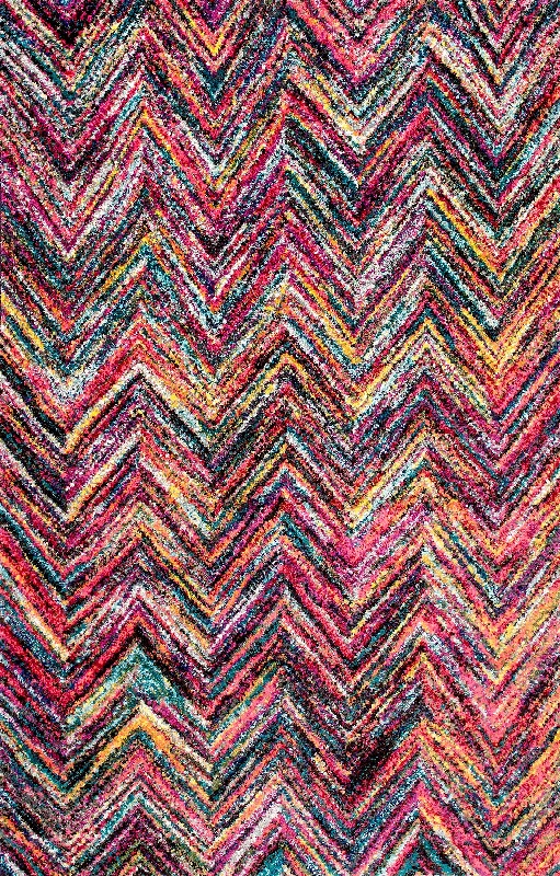 Vibrant Chevron Rug | Multicolor