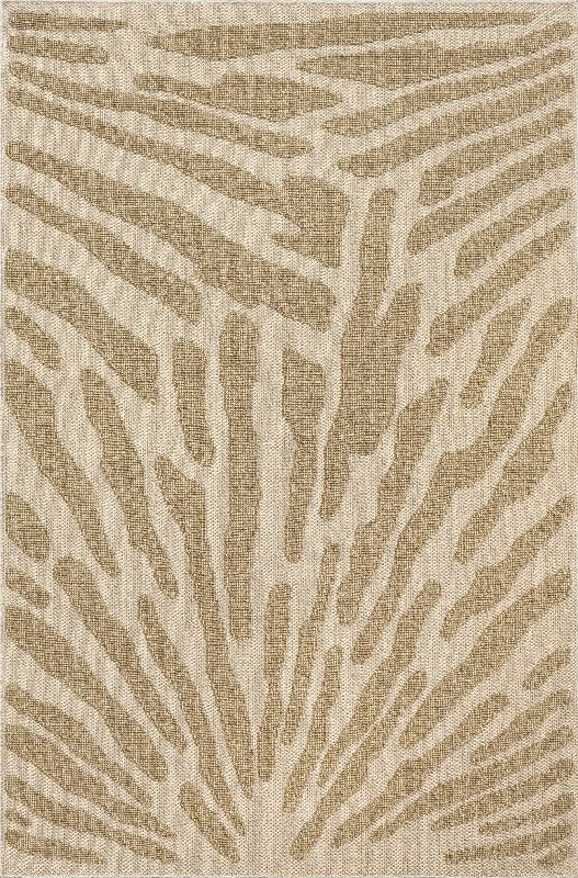 Yara Indoor/Outdoor Textured Rug | Beige