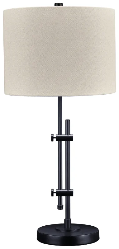 Baronvale Metal Table Lamp (1/CN) Black by Ashley Furniture