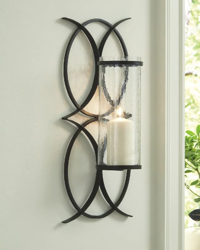 Bryndis Wall Sconce Black by Ashley Furniture