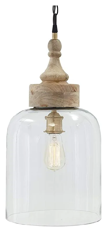 Faiz Glass Pendant Light Transparent by Ashley Furniture