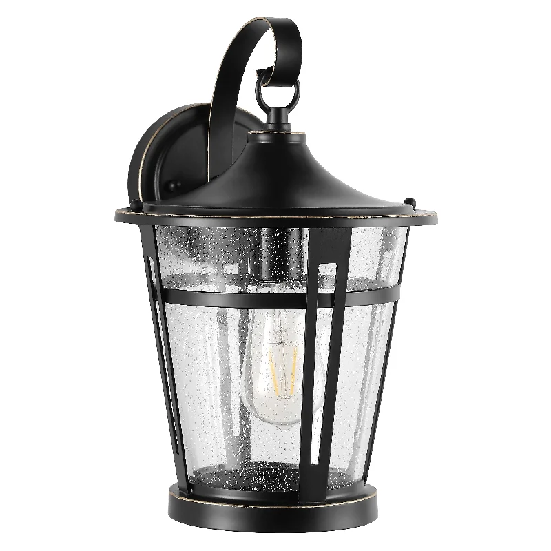 Safavieh Deco Outdoor Lighting 8.75" x 10" x 13.5" Black