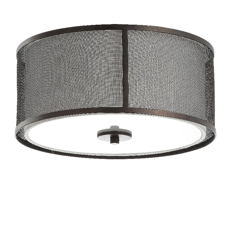 Safavieh Earie Flush Mount 14" x 14" x 6.25" Grey