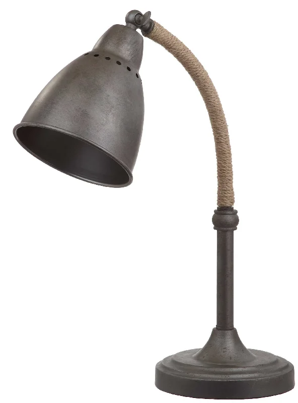 Safavieh Grezler 19.5 Inch H Table Lamp 16" x 7" x 19.5" Grey