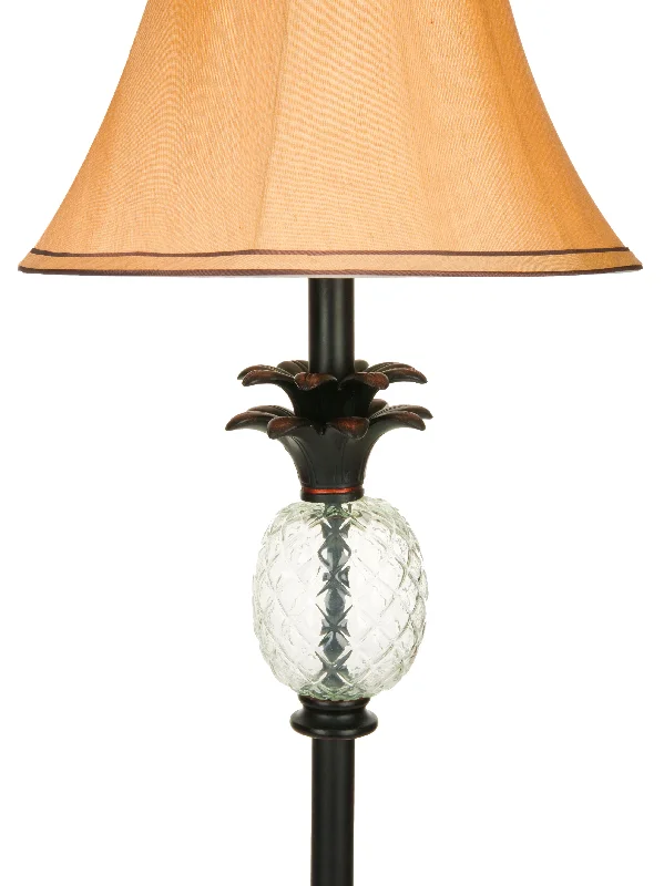 Safavieh Hagan 61 Inch H Pineapple Lamp 13" x 13" x 61" Black