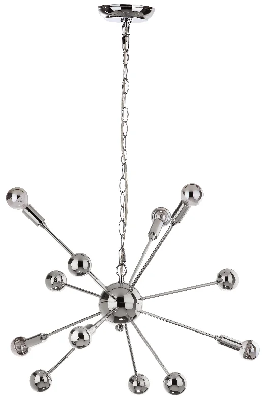 Safavieh Jingle Sputnik 6 Light Chrome 24.75 Inch Dia Pendant 24.75" x 24.75" x 22 - 94" Chrome