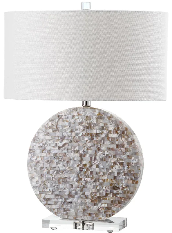 Safavieh Judy 26.5 Inch H Table Lamp 19" x 10.5" x 26.5" Off White