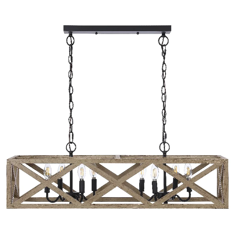 Safavieh Killian Pendant 36" x 13" x 15.5 - 63.5" Black