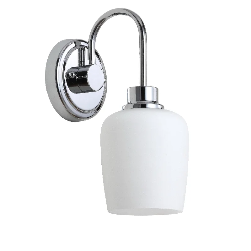 Safavieh Narin Bathroom Sconce 4.75" x 7.5" x 12" Chrome