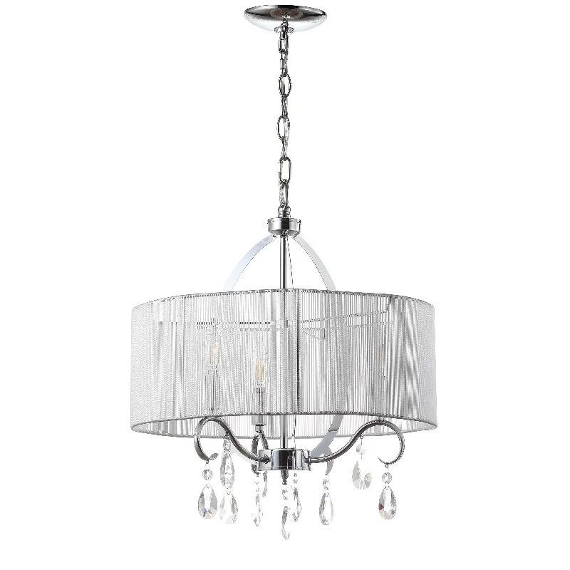 Safavieh Savannah Vienna Chandelier 18" x 18" x 21.75 - - - 93.75" Chrome