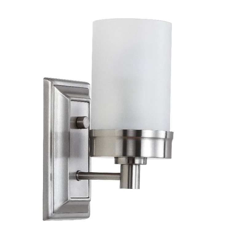 Safavieh Venzor Bathroom Sconce 4.25" x 6" x 9.5" Nickel