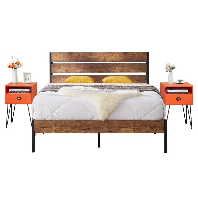 Orange Nightstands