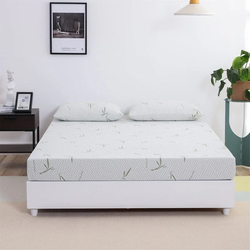 6 Inch Medium Firm Memory Foam Mattress with Breathable Bamboo Cover