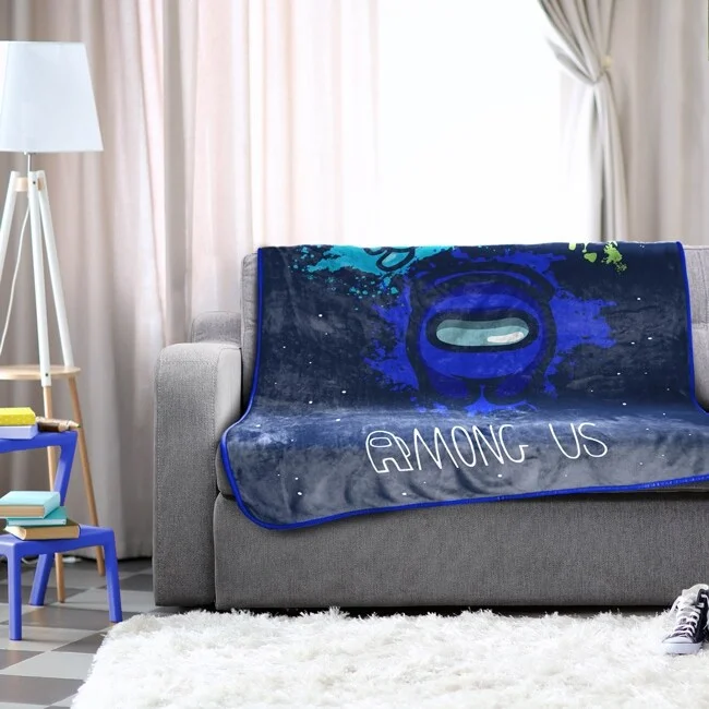 Among Us Space Toss Silk Touch Throw 46x60