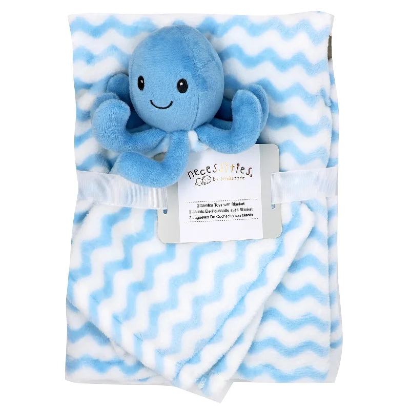 Baby Boys and Girls Blanket And Nunu Set