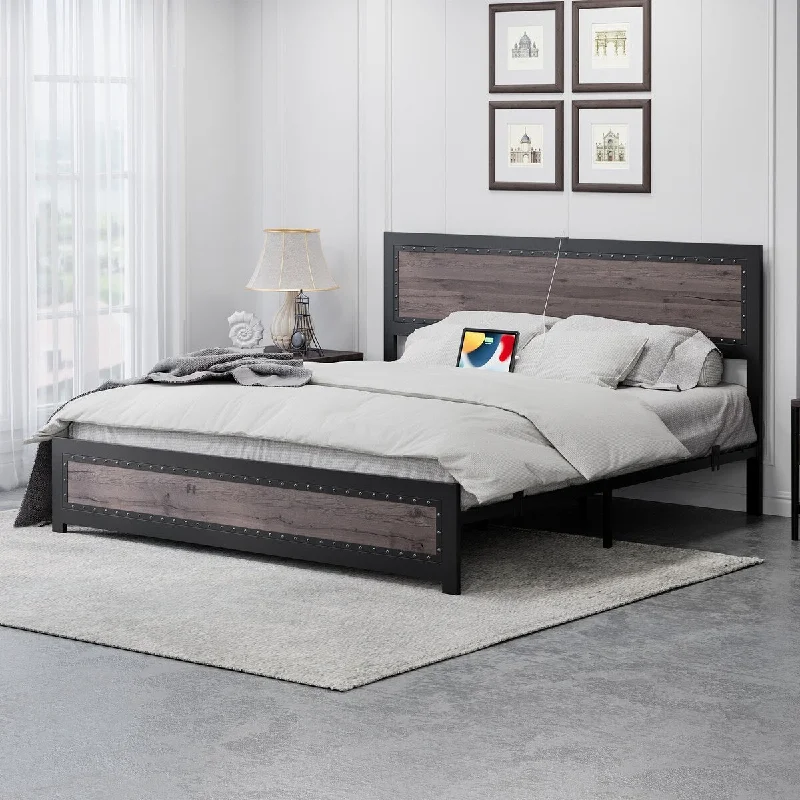 Bed Frame with Headboard