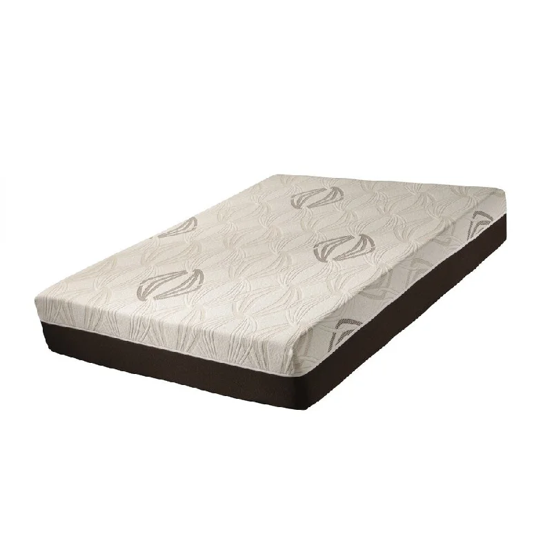 Blissful Nights Violet 11-inch Cal King-size Latex and Gel Memory Foam Mattress