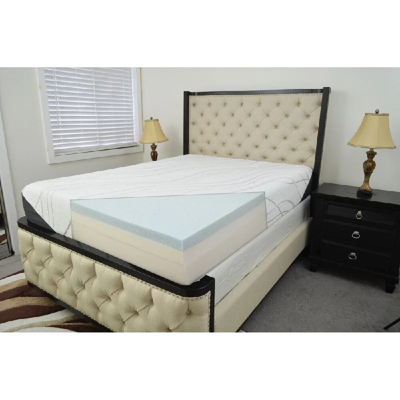 Breeze Eco-Friendly 10-inch Queen-size Gel Memory Foam Mattress