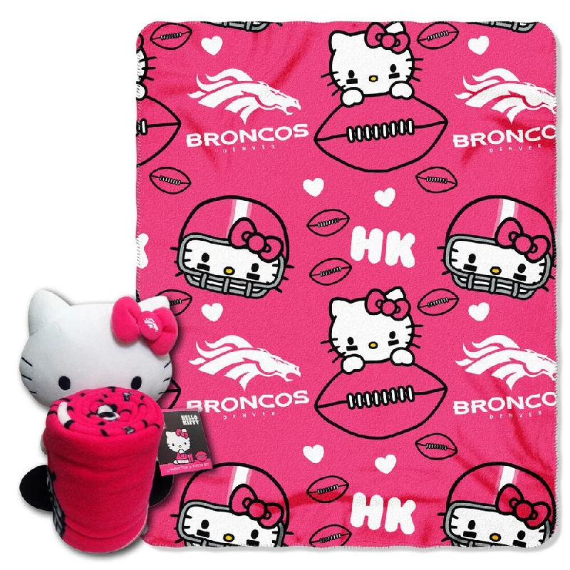 COK 027 Broncos Hello Kitty with Throw